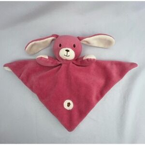 MY NATURAL‎ Pink Bunny Rabbit Acorn Organic Cotton Security Blanket Baby Lovie